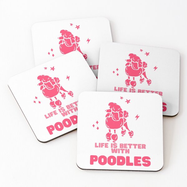 Item preview, Life Is Better With Poodles Around designed and sold by MYNTLYF.