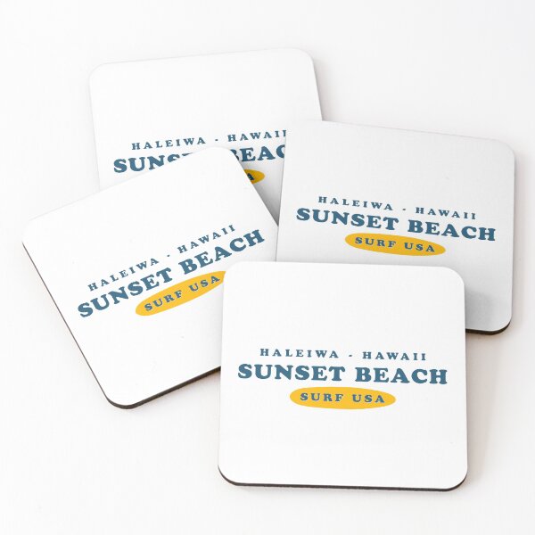 Item preview, Sunset Beach North Shore Haleiwa Hawaii Vintage Retro Surf USA Travel Vacation Summer Sunset Beach designed and sold by tmartinezta.