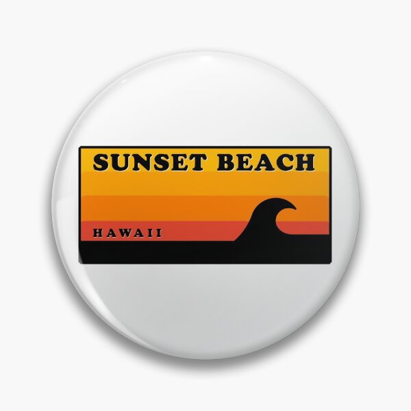 Item preview, Sunset Beach North Shore Haleiwa Hawaii Vintage Retro Surf USA Travel Vacation Summer Sunset Beach designed and sold by tmartinezta.