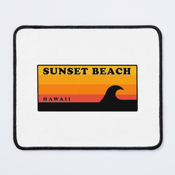 Item preview, Sunset Beach North Shore Haleiwa Hawaii Vintage Retro Surf USA Travel Vacation Summer Sunset Beach designed and sold by tmartinezta.