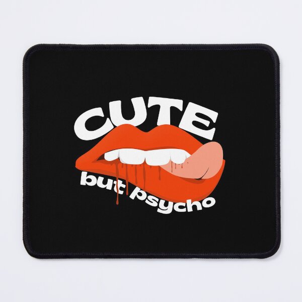 Item preview, Cute But Psycho With Red Bloody Lips designed and sold by NECHSTORE.