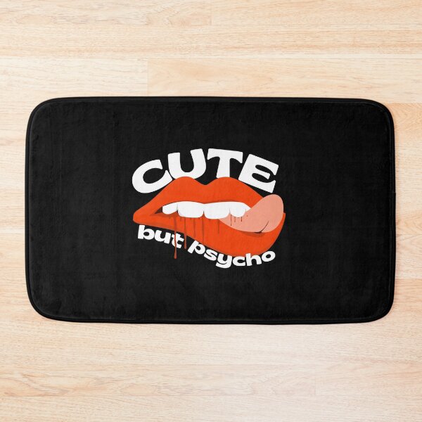 Item preview, Cute But Psycho With Red Bloody Lips designed and sold by NECHSTORE.