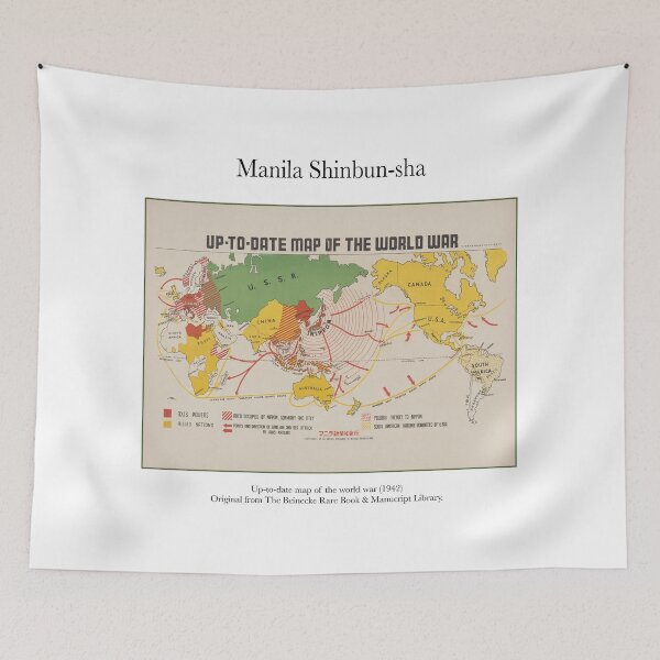 Item preview, Vintage Second World War WWII map 1942 designed and sold by FrostMintStudio.