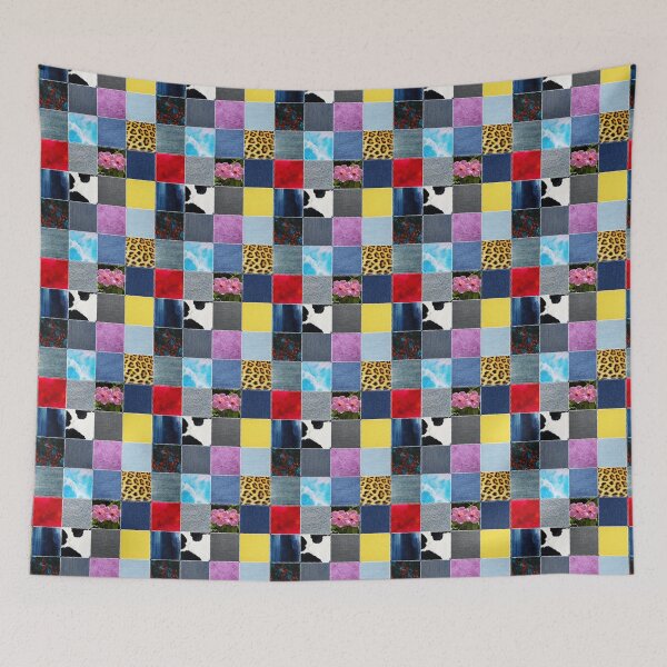 Item preview, 65 MCMLXV Blue Jeans Denim Patchwork Pattern designed and sold by 65 MCMLXV.