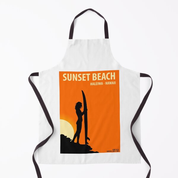 Item preview, Sunset Beach North Shore Haleiwa Hawaii Vintage Retro Surf USA Travel Vacation Summer Sunset Beach designed and sold by tmartinezta.