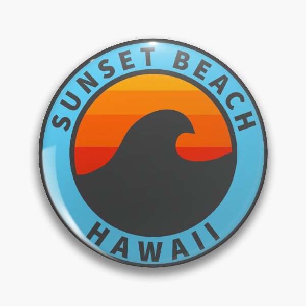 Item preview, Sunset Beach North Shore Haleiwa Hawaii Vintage Retro Surf USA Travel Vacation Summer Sunset Beach designed and sold by tmartinezta.