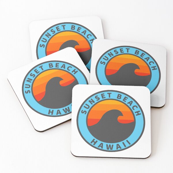 Item preview, Sunset Beach North Shore Haleiwa Hawaii Vintage Retro Surf USA Travel Vacation Summer Sunset Beach designed and sold by tmartinezta.