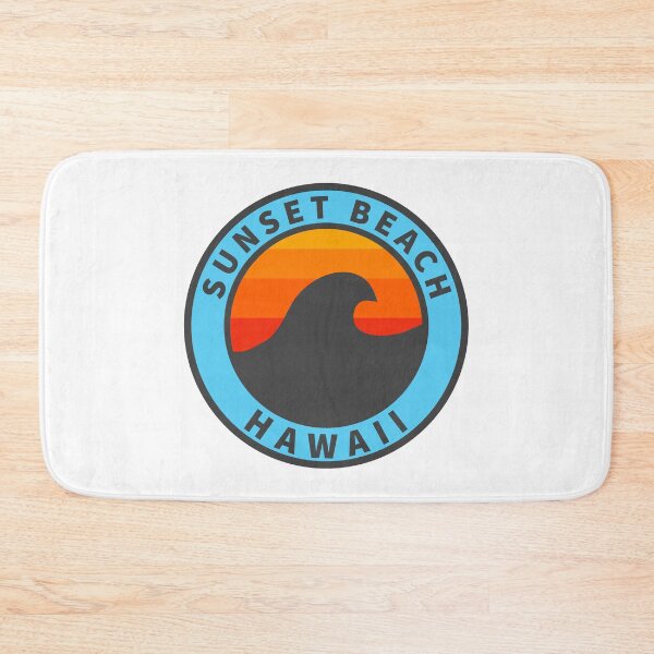 Item preview, Sunset Beach North Shore Haleiwa Hawaii Vintage Retro Surf USA Travel Vacation Summer Sunset Beach designed and sold by tmartinezta.