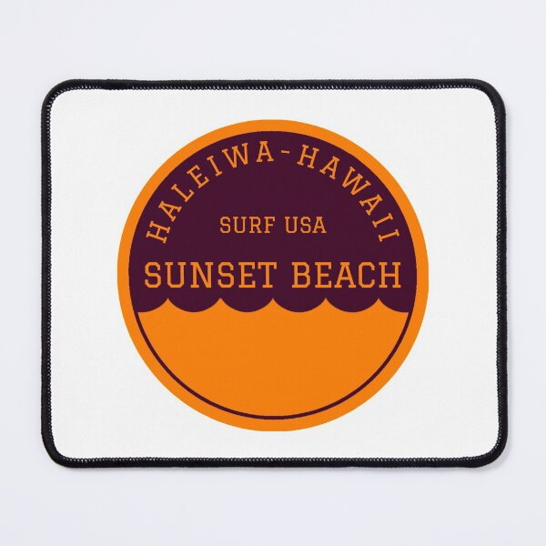 Item preview, Sunset Beach North Shore Haleiwa Hawaii Vintage Retro Surf USA Travel Vacation Summer Sunset Beach designed and sold by tmartinezta.