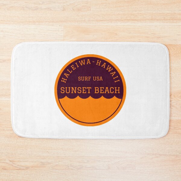 Item preview, Sunset Beach North Shore Haleiwa Hawaii Vintage Retro Surf USA Travel Vacation Summer Sunset Beach designed and sold by tmartinezta.
