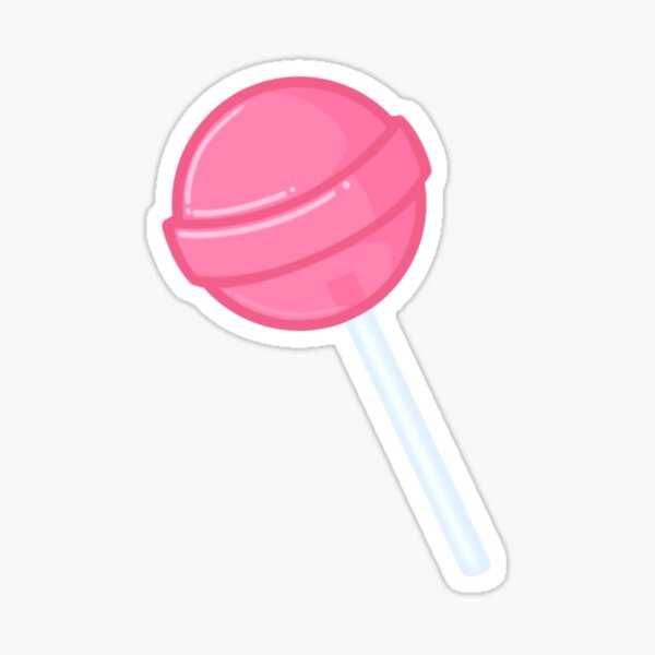 Baby Light Pink Lollipop Candy Sweet Sticker By Laura101art Redbubble