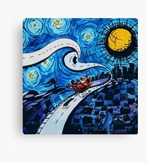 santa clause happy Canvas Print