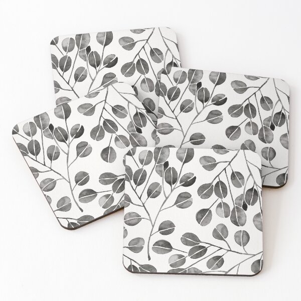 Item preview, Silver Dollar Eucalyptus – Black designed and sold by Cat Coquillette.
