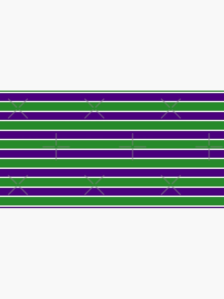 Green & Purple Horizonal Stripes Pattern by that5280lady