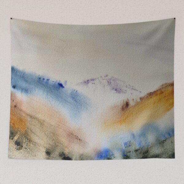 Item preview, Multicolored Mountains designed and sold by watercolorleah.