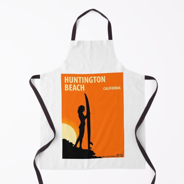 Item preview, Huntington Beach California Vintage Retro Surf USA Travel Vacation Summer Sunset Beach designed and sold by tmartinezta.