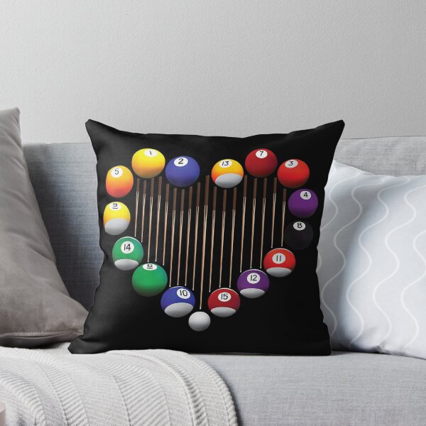 Item preview, Billiard Pool Billiard Ball Billiard player lover heart men designed and sold by KeeganshiAon.