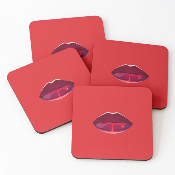 Item preview, Red Lady Vampire Halloween Lips designed and sold by Creepyhollow.