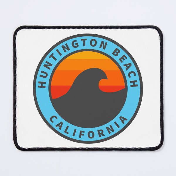 Item preview, Huntington Beach California Vintage Retro Surf USA Travel Vacation Summer Sunset Beach designed and sold by tmartinezta.