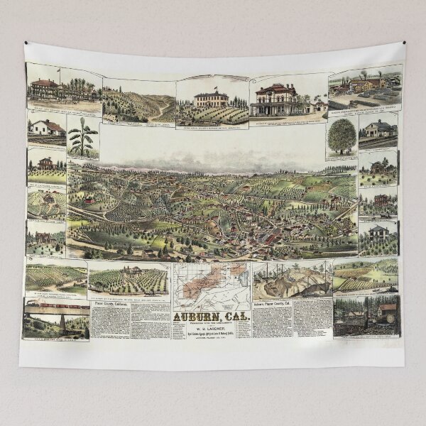 Item preview, Auburn - California - 1887 designed and sold by paulrommer.