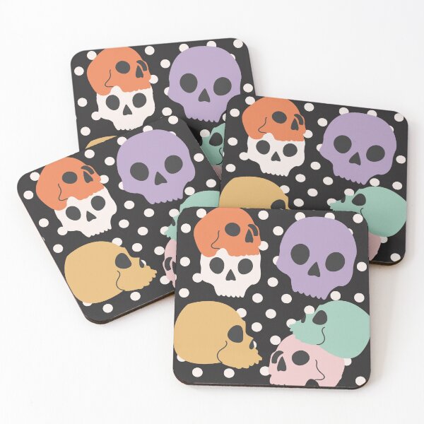 Item preview, Skull and dots designed and sold by racharanha.