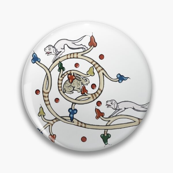 Item preview, Medieval Marginalia: chase the rabbit designed and sold by ebrawne.