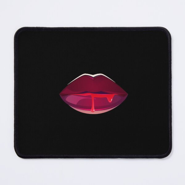 Item preview, Black Lady Vampire Halloween Lips designed and sold by Creepyhollow.
