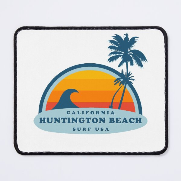 Item preview, Huntington Beach California Vintage Retro Surf USA Travel Vacation Summer Sunset Beach designed and sold by tmartinezta.