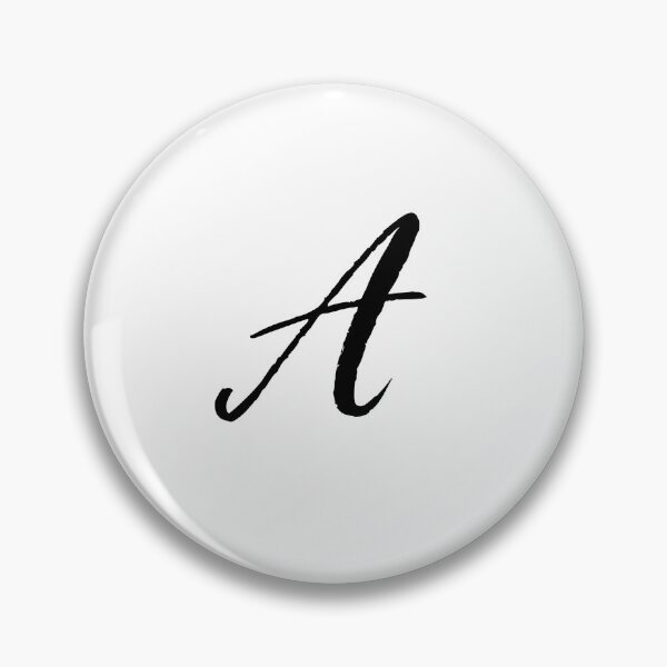 Artikelvorschau, Monogramm in Kursivschrift | Monogrammbuchstabe A entworfen und verkauft von JustSeasons.