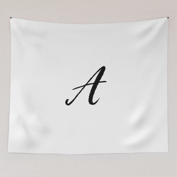 Artikelvorschau, Monogramm in Kursivschrift | Monogrammbuchstabe A entworfen und verkauft von JustSeasons.