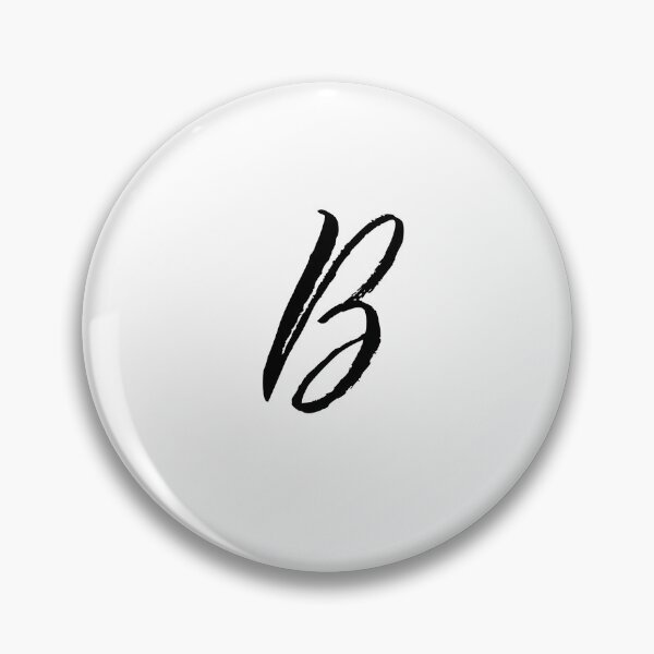 Artikelvorschau, Monogramm in Kursivschrift | Monogrammbuchstabe B entworfen und verkauft von JustSeasons.