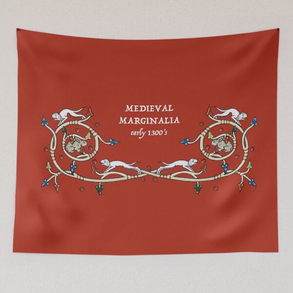 Item preview, Medieval Marginalia: chase the rabbit designed and sold by ebrawne.