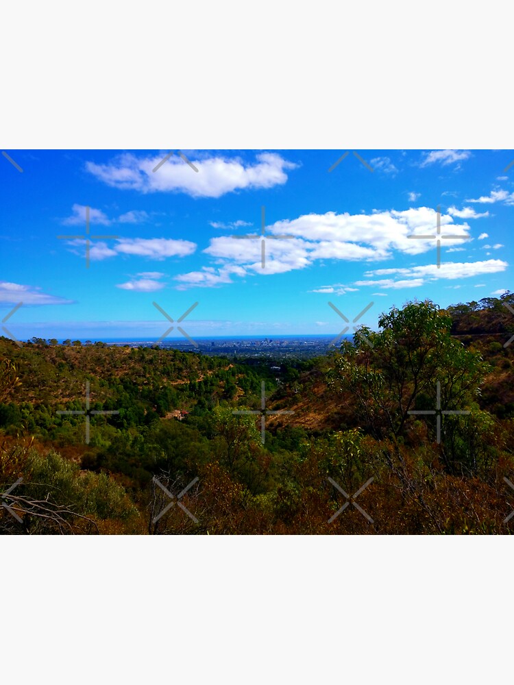 Thumbnail 3 of 3, Sticker, On the way to the Long Ridge Lookout | Adelaide | South Australia designed and sold by iwaya-bazaar.