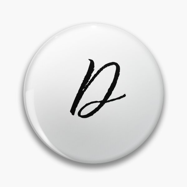 Artikelvorschau, Monogramm in Kursivschrift | Monogrammbuchstabe D entworfen und verkauft von JustSeasons.