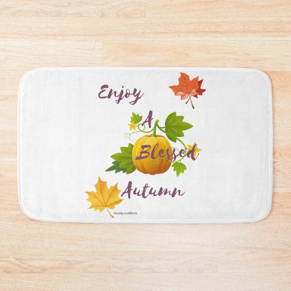 Item preview, Enjoy a Blessed Autumn designed and sold by giddygoldfinch.
