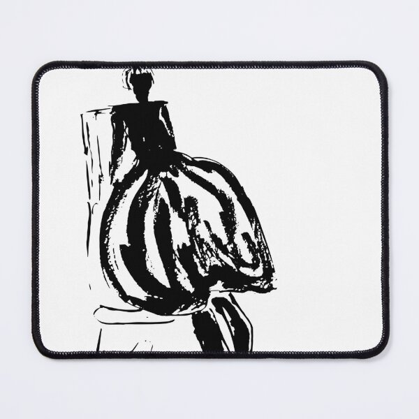 Item preview, abstract model sitting on chair designed and sold by kim tang.