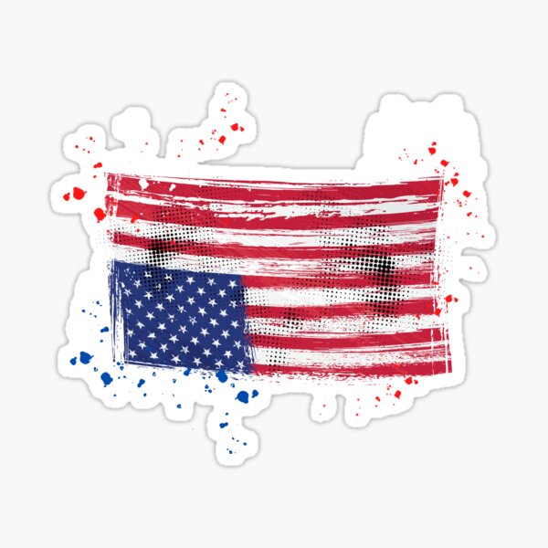 Upside Down American Flag Sticker For Sale By Beluved Redbubble 1096