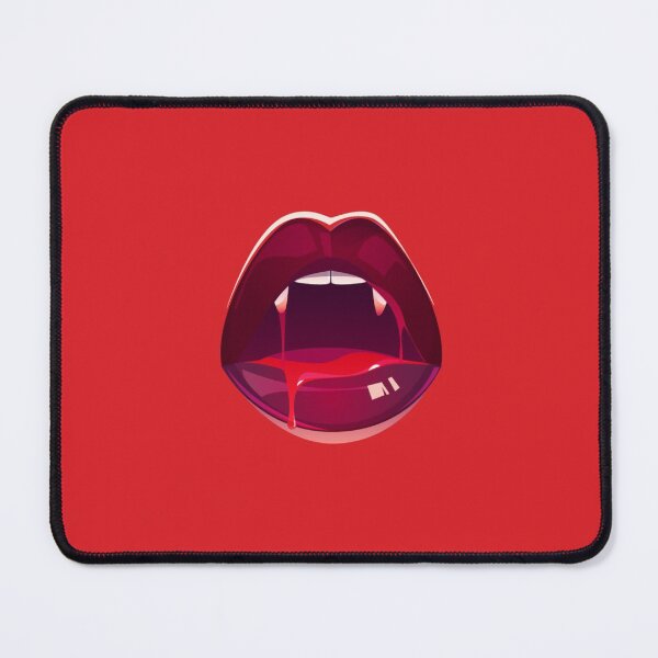 Item preview, Red Lady Vampire Halloween Lips designed and sold by Creepyhollow.