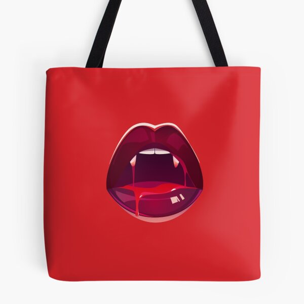 Item preview, Red Lady Vampire Halloween Lips designed and sold by Creepyhollow.