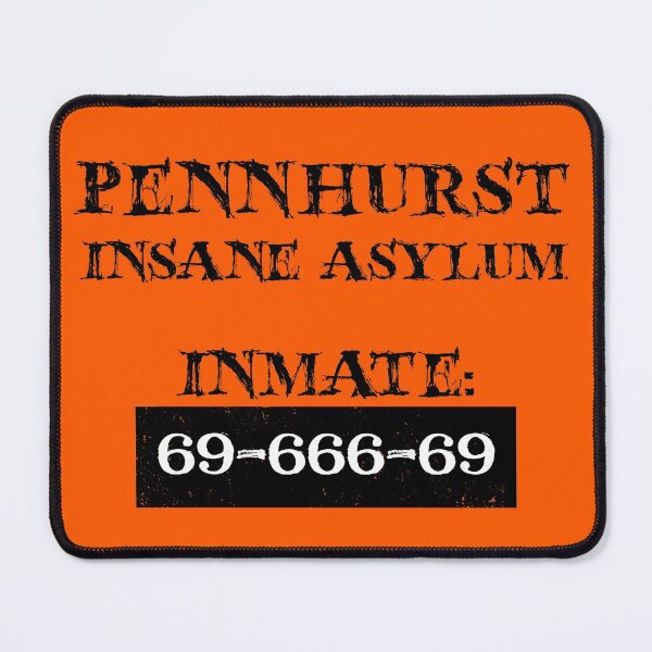 Item preview, Pennhurst insane Asylum inmate halloween design designed and sold by DarkDesign69.