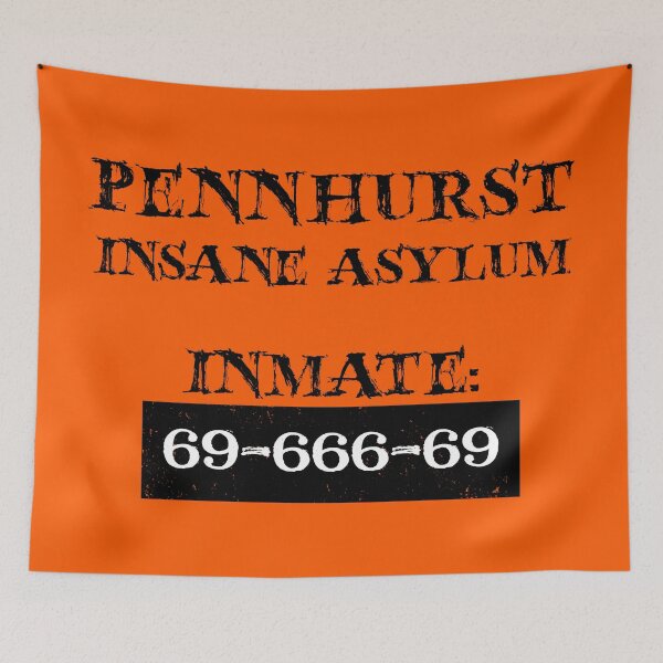 Item preview, Pennhurst insane Asylum inmate halloween design designed and sold by DarkDesign69.