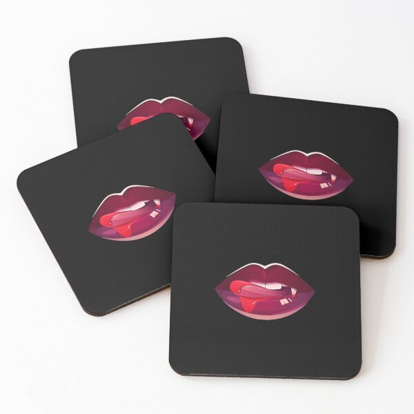 Item preview, Black Lady Vampire Halloween Lips designed and sold by Creepyhollow.