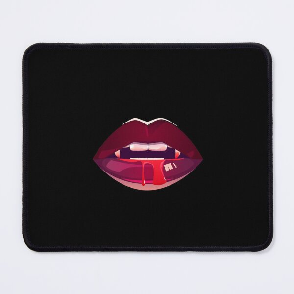 Item preview, Black Lady Vampire Halloween Lips designed and sold by Creepyhollow.