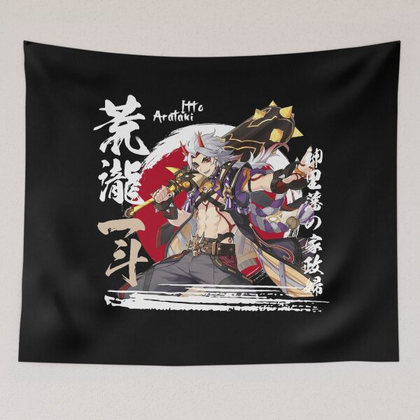 Item preview, Genshin Impact Arataki Itto designed and sold by Omagatoki.