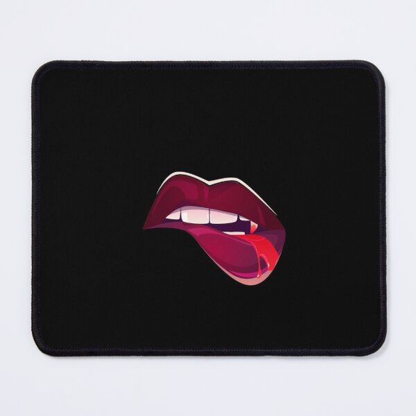Item preview, Black Lady Vampire Halloween Lips designed and sold by Creepyhollow.