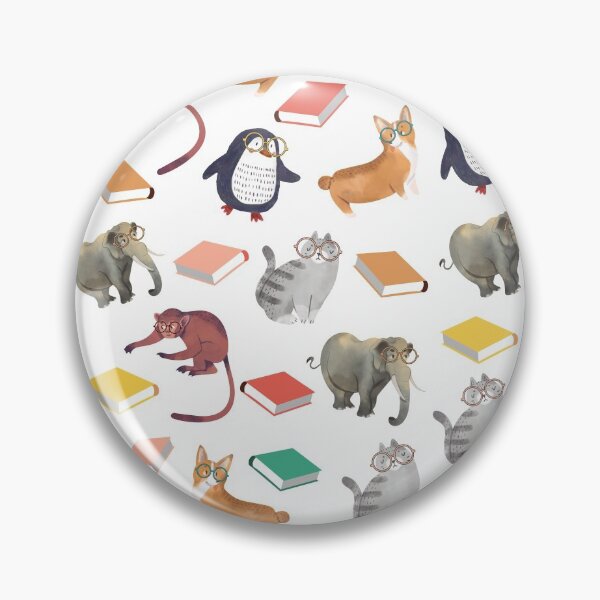 Item preview, Reading Is My Jam Introverted Animal and Books Sticker Pack and Pattern designed and sold by chloeinca.