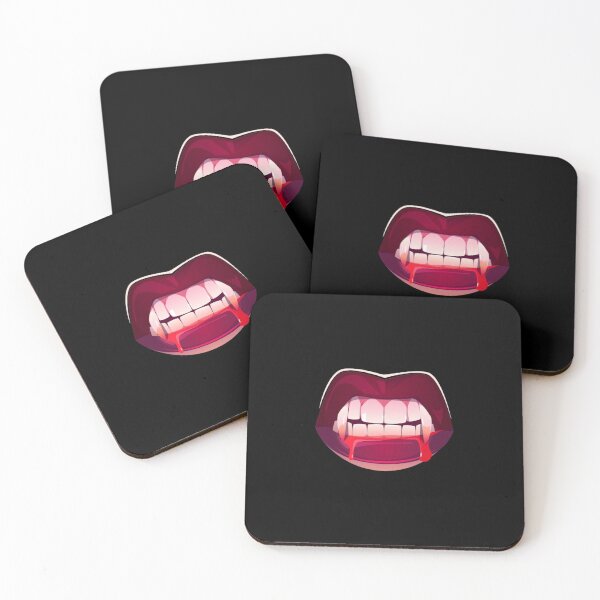 Item preview, Black Lady Vampire Halloween Lips designed and sold by Creepyhollow.