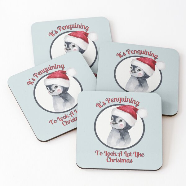 Item preview, Christmas Design Penguin Pun, It's Penguining to Look A Lot Like Christmas designed and sold by Coralgb.