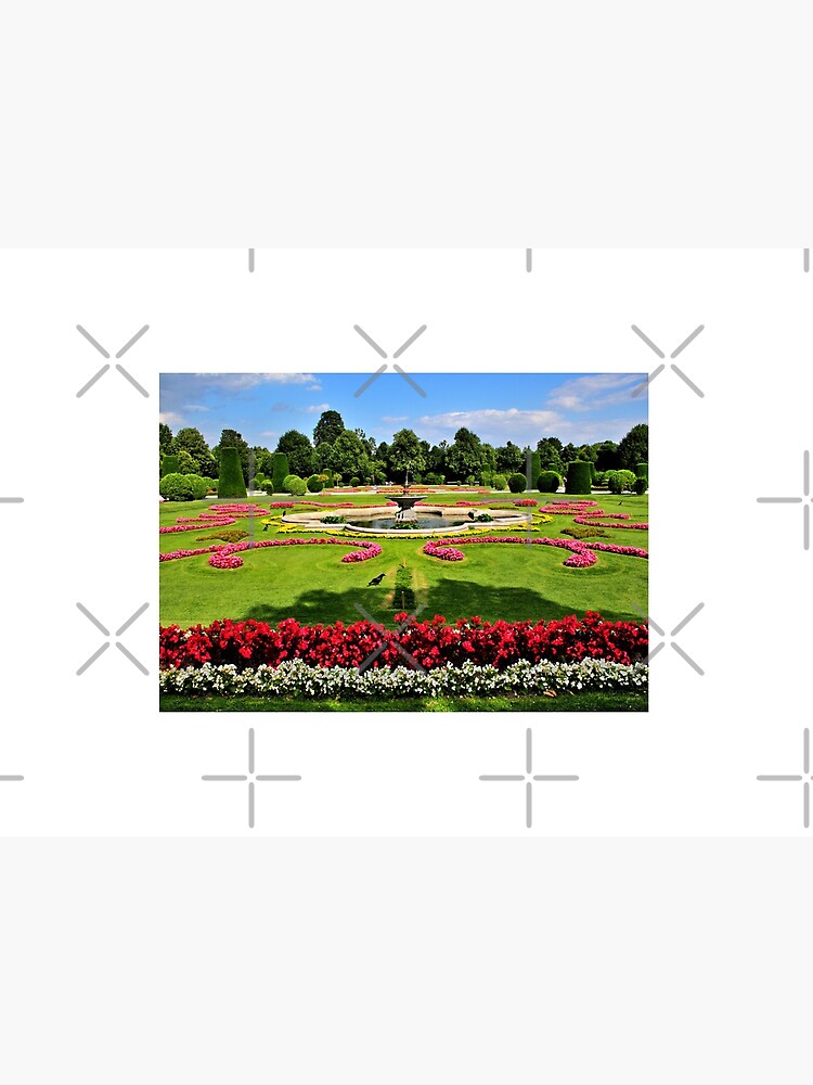 Thumbnail 2 of 2, Art Board Print, Garden at Schonbrunn Palace2 designed and sold by MaluC.