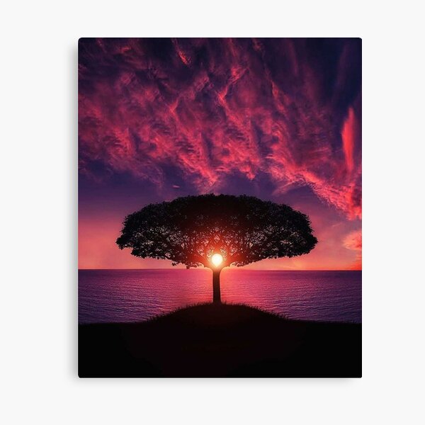 Item preview, Tree and Sunset-Sunset designed and sold by medoutfits.